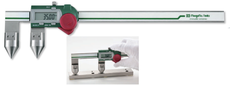 Dijital Konik Uçlu Merkez Mesafe Ölçüm Kumpası