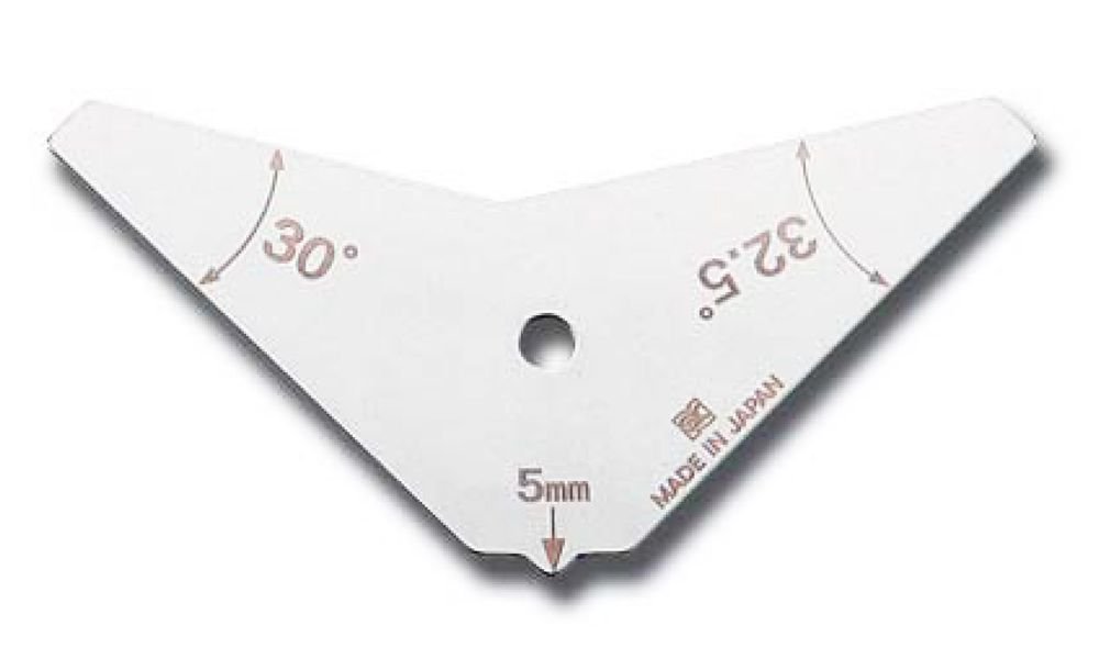 Niigata Seiki KAYNAK AÇI MASTARI(ANGLE LIMIT GAUGE) WAL2542 WAL2542(100g)